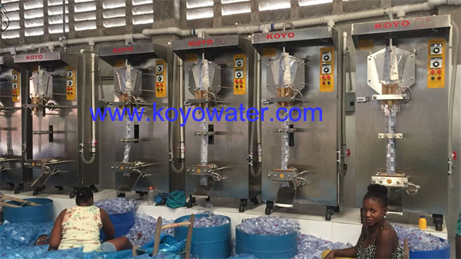 KOYO Water Pouch Filling and Sealing Machine