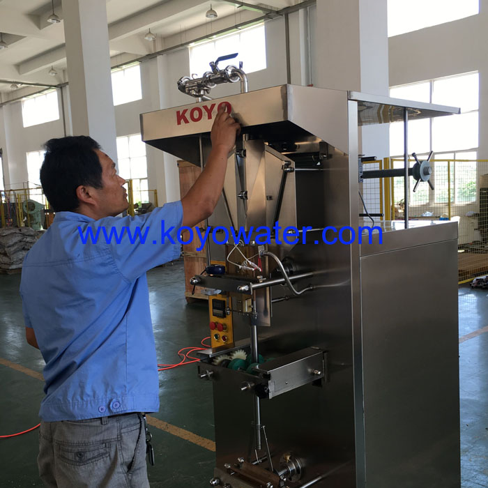 water sachet filling machine