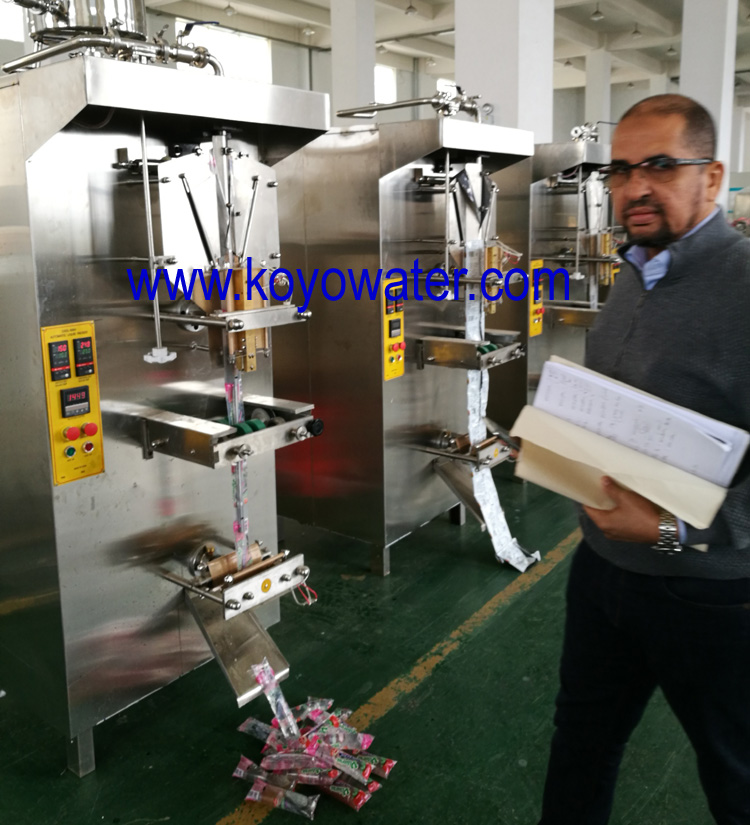 ice pop filling and sealing machine